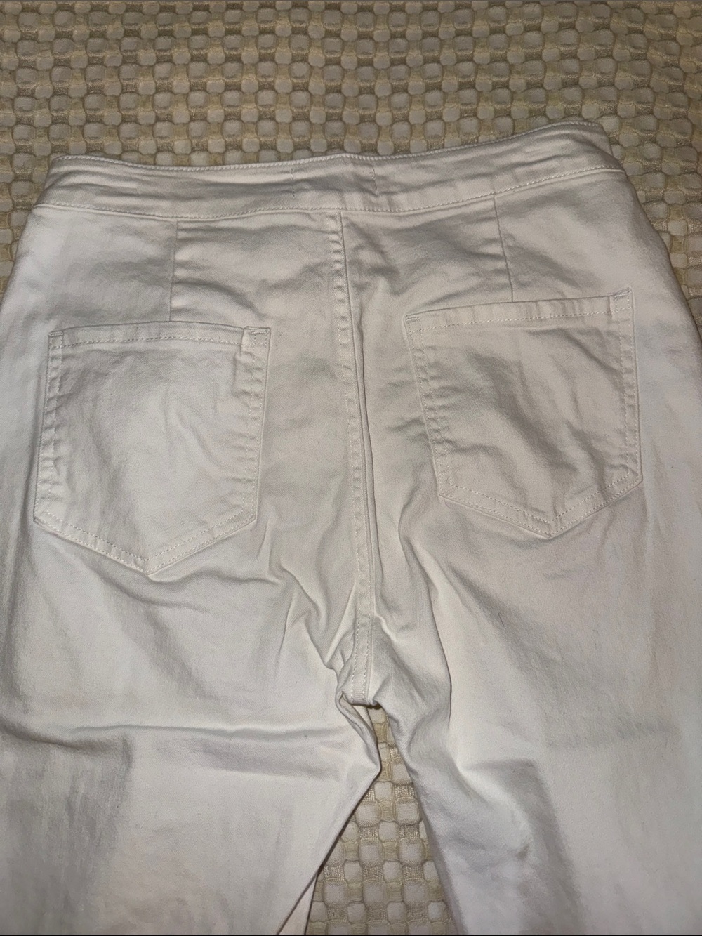 Peach Love California White Flared Wide Leg Jeans - Picture 3 of 5